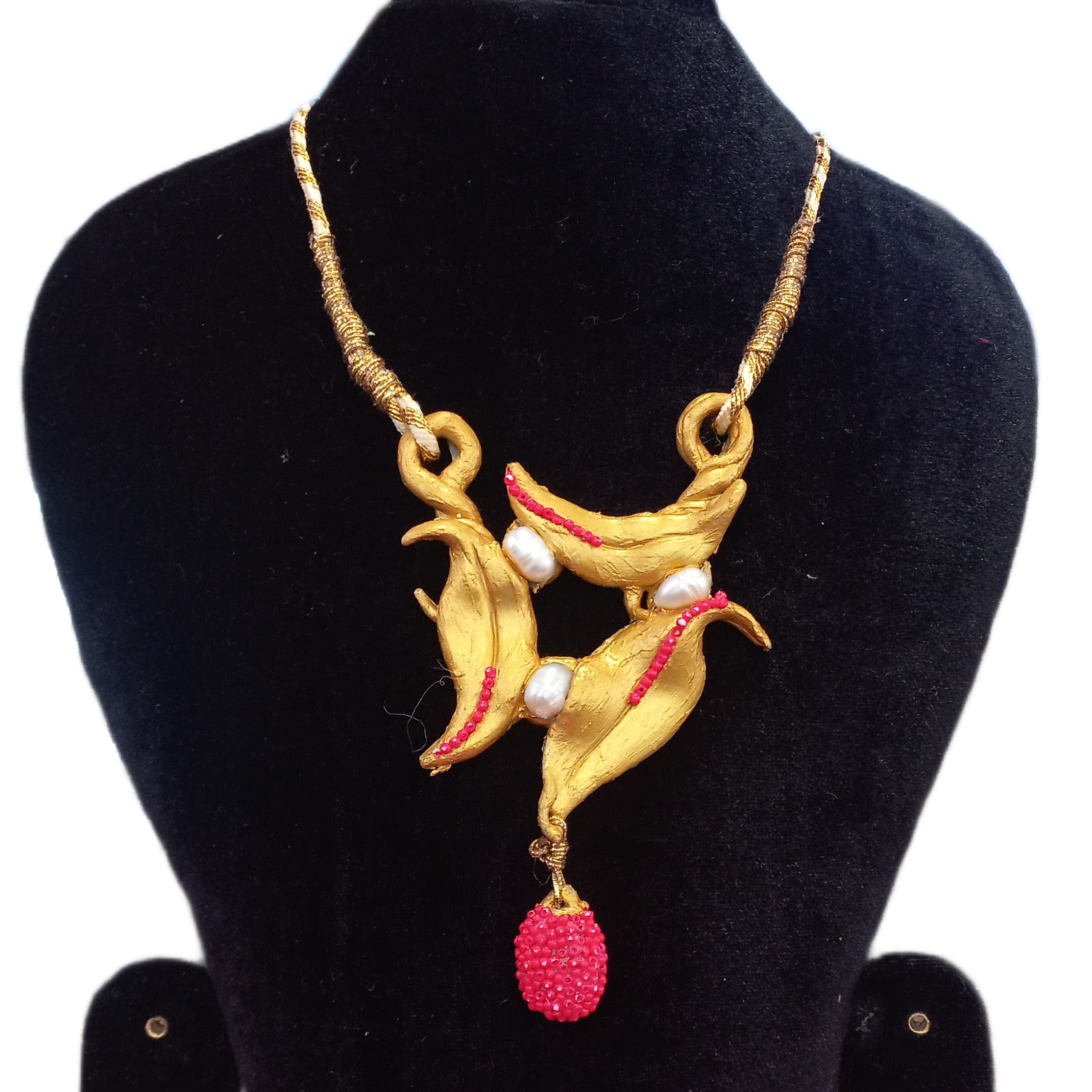 Golden Petal Harmony Necklace